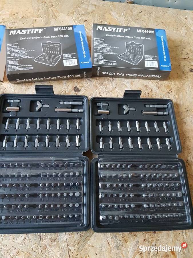 BITY KOŃCÓWKI TORX IMBUS DO WKRĘTARKI ZESTAW 100 Głogowa