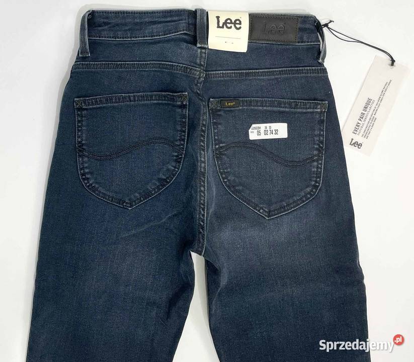 Spodnie damskie Lee Scarlett High Raven W26 L33 Pisz sprzedam