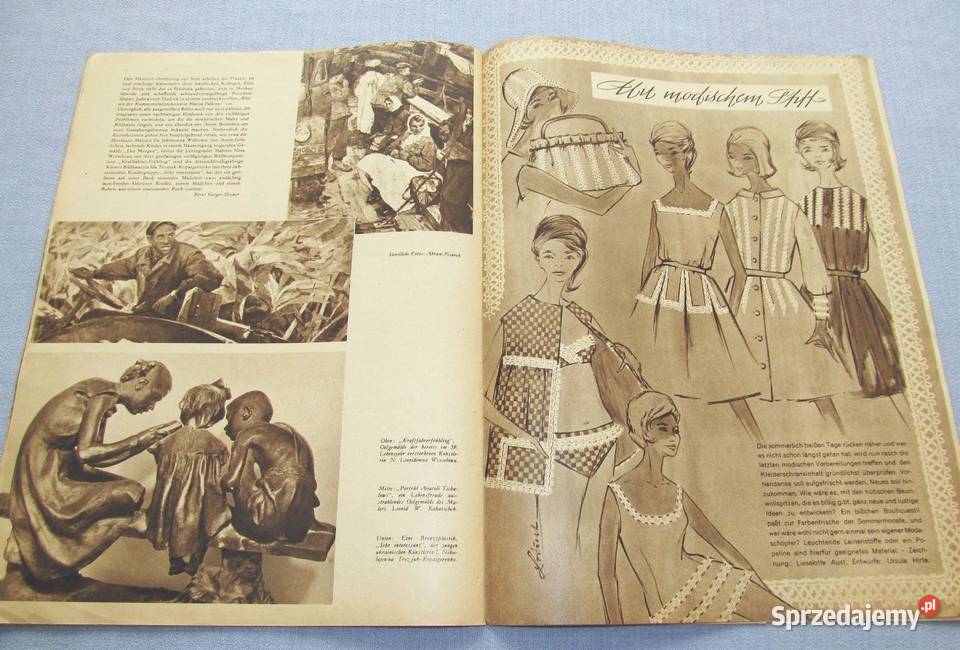 Berlins Modenblatt 51962 Vintage z kompletem Skępe