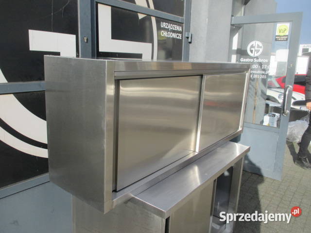 NOWA Szafka Wisząca Stal Nierdzewna Drzwi Suwane Ostrów Wielkopolski