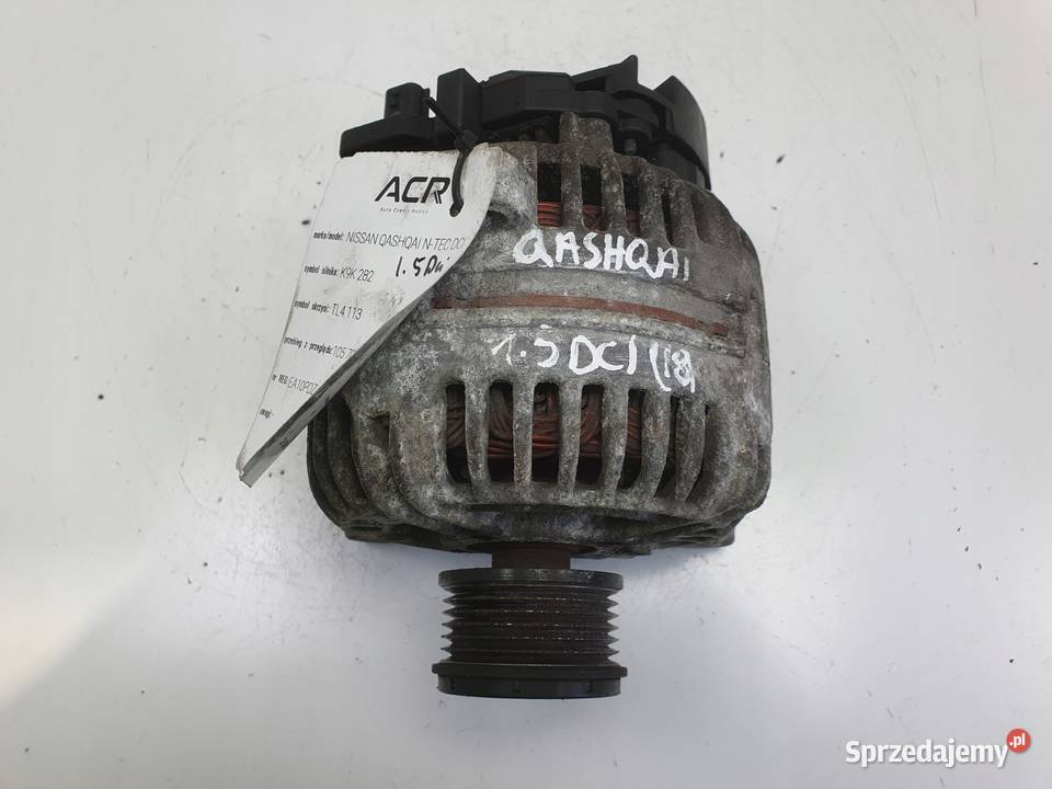 Nissan Qashqai 15 DCI ALTERNATOR bosch lubelskie Janów