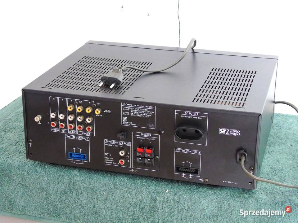 Wzmacniacz Sony TAD505 korektor graficzny Jasło