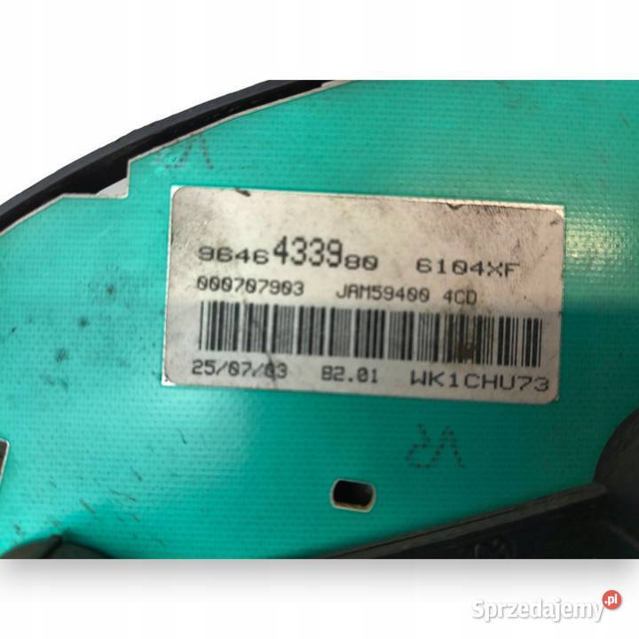 LICZNIK ZEGARY 9646433980 Citroen Berlingo I Chełm sprzedam