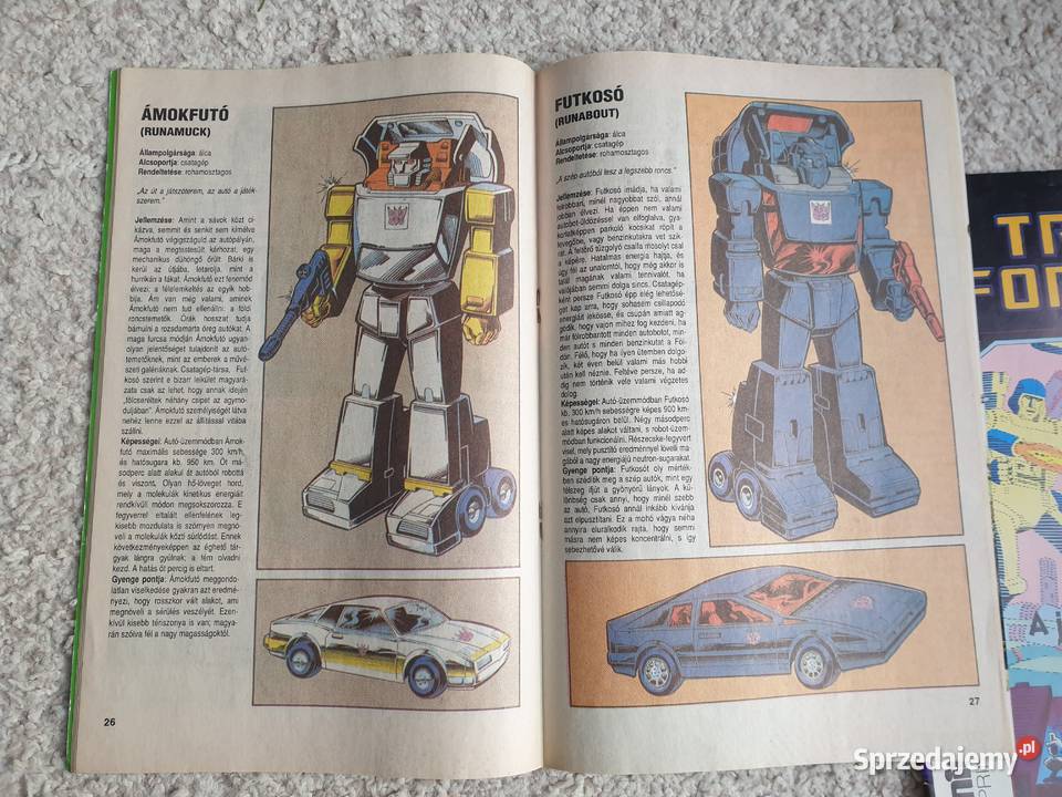 Trans Formers 2 komiksy w języku węgierskim Komiksy