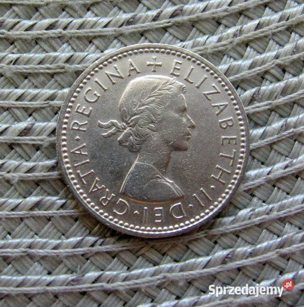 Wielka Brytania 1 Szyling 1963r Herb Anglii Kalisz sprzedam