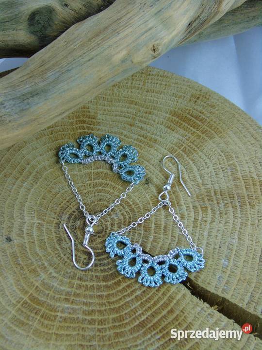 Kolczyki koronkoweróżne wzory kolory