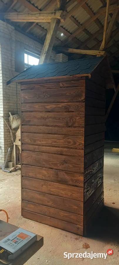 Drewniane WCSławojkaWychodek na działkę budowę Żeleźniki