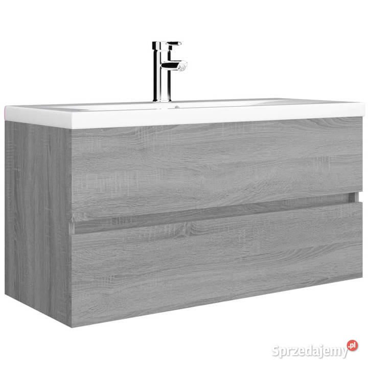 Szafka pod umywalkę szary dąb sonoma 90x385x45 Warszawa