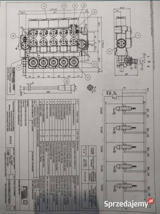 Rozdzielacz hydrauliczny 5sekcyjny Słupsk sprzedam