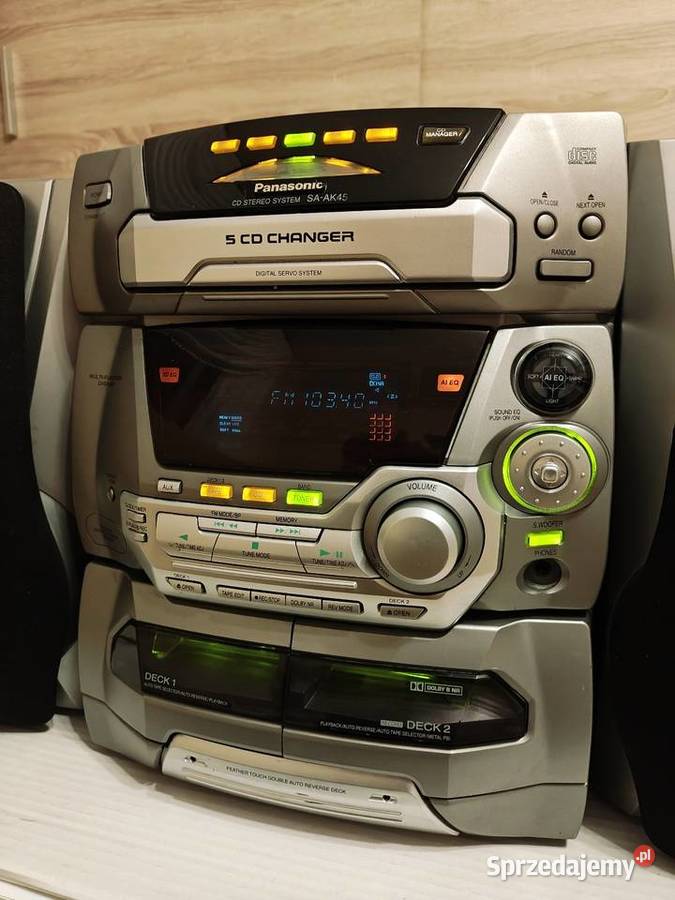 Wieża Panasonic ak45 z pilotem wielkopolskie Kępno
