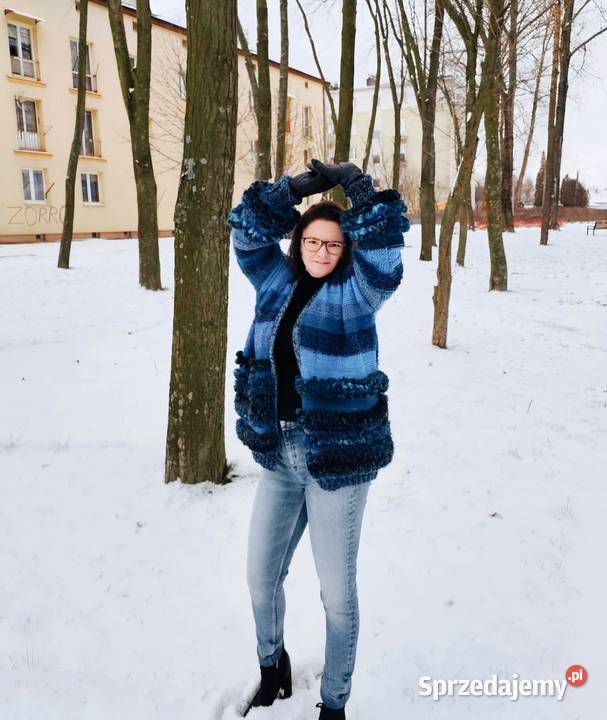Sweter kardigan hand made