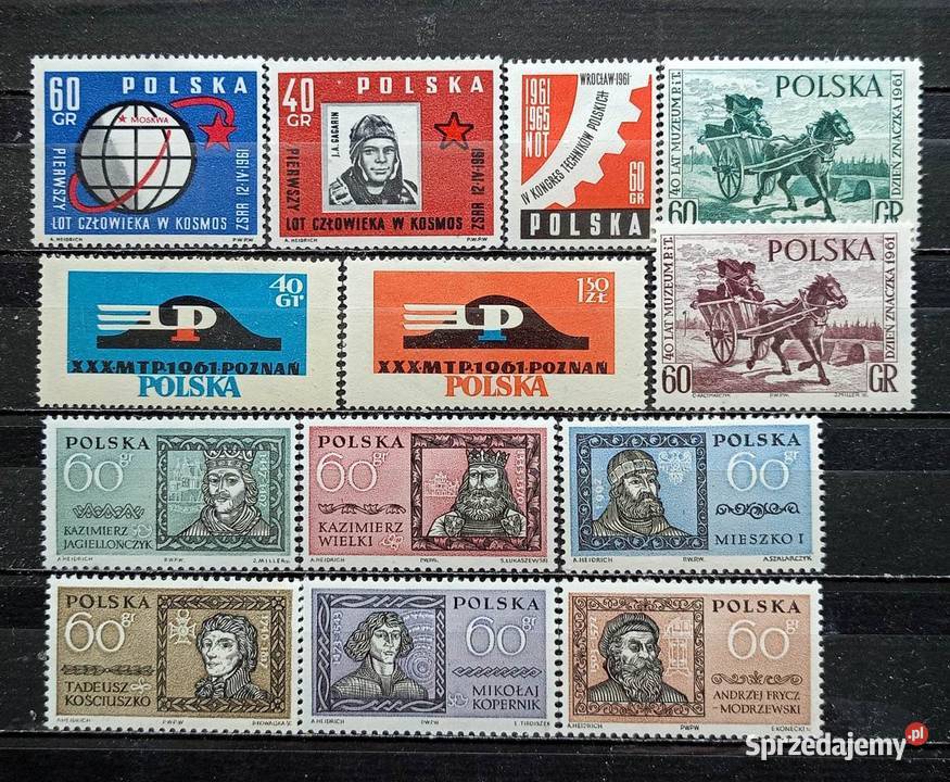 Znaczki polskie 1961 Leźnica Wielka-Osiedle sprzedam