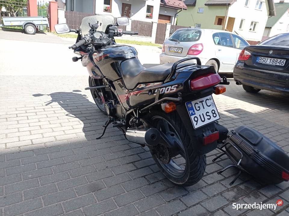 Kawasaki GPZ 500S nowe sakwy i kufer gotowa do Suwałki