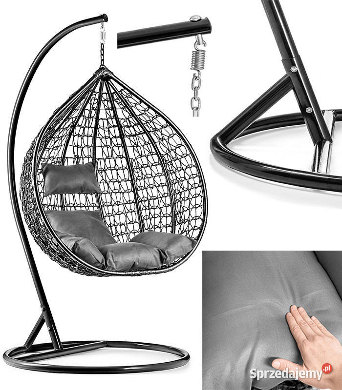 359 NOWY fotel wiszący kokon bujak LUX design Kraków
