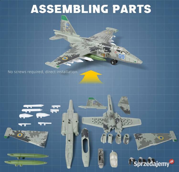Samolot F14 Tomcat SSamolot SU25 W barwach mazowieckie Milanówek