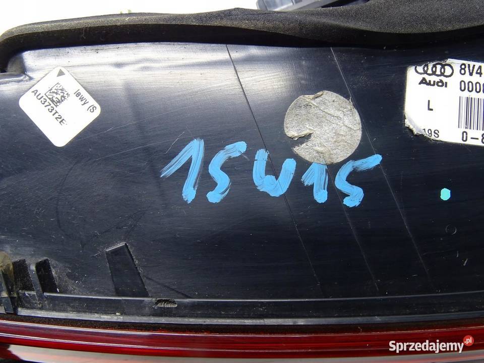 LAMPA LEWA LEWY TYŁ TYLNA W KLAPE AUDI A3 8V małopolskie