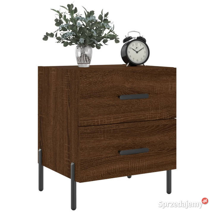 Szafki nocne 2 brązowy dąb 40x35x475 WM827339 Warszawa sprzedam