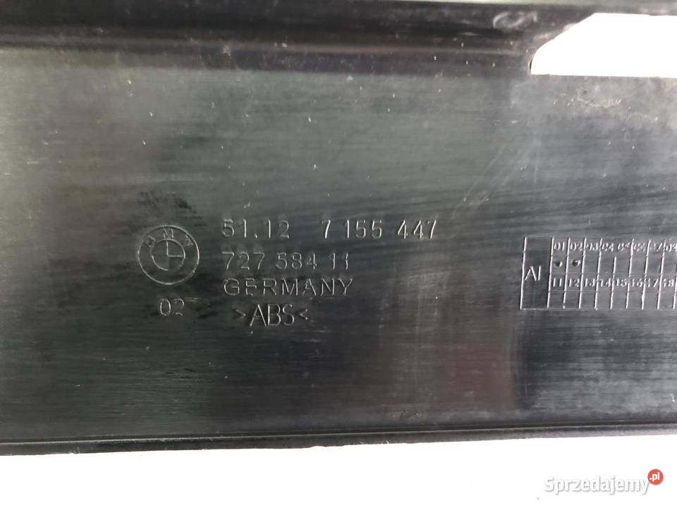 ŚLIZG ZDERZAKA TYŁ 7155447 BMW E65 LIFT osobowe wielkopolskie