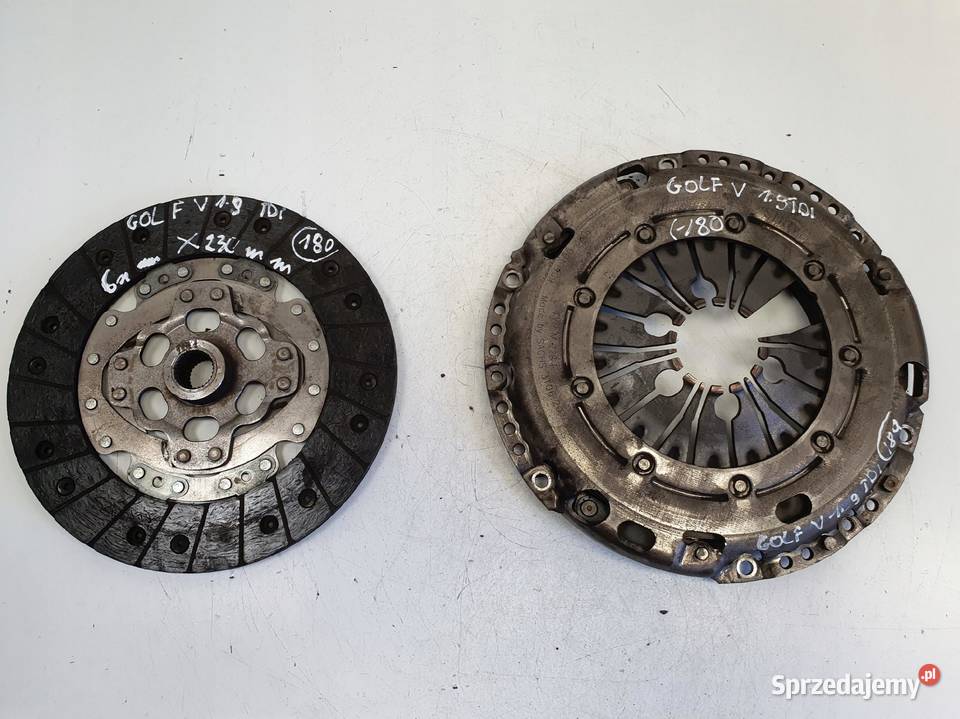 TARCZA DOCISK sprzęgło VW Golf V 19 TDI lubelskie Chełm