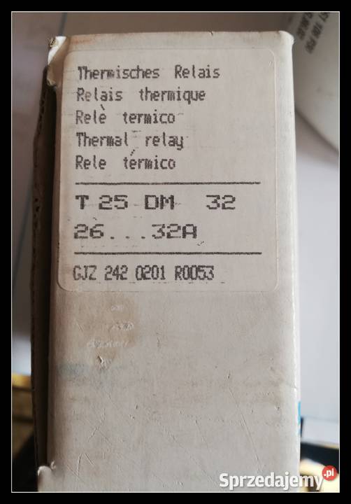 T 25 DM 2632A thermal relay śląskie sprzedam