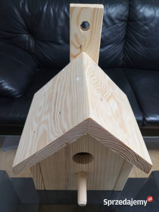 Budka domek lęgowy ptaków solidny mocny lite drewno Bydgoszcz sprzedam