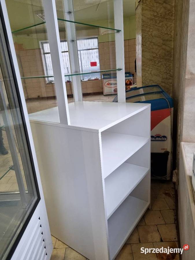 Witryna spożywcza szafa szafka regał biała Jaroszki