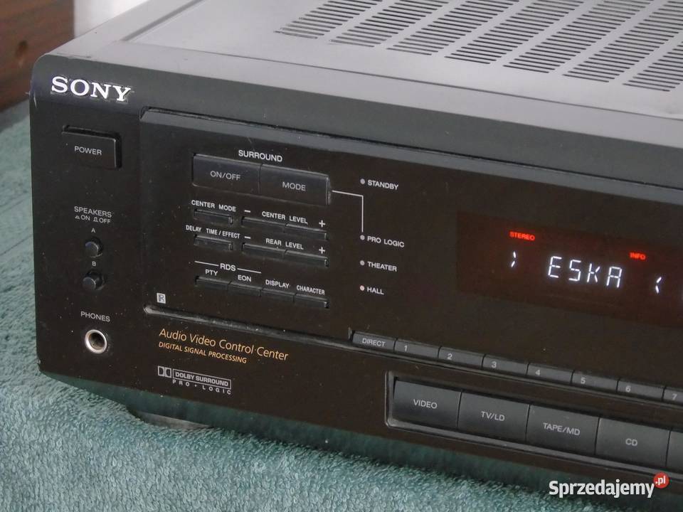 Amplituner Sony STRDE405 RDS sprawny i mocny 2x Jasło