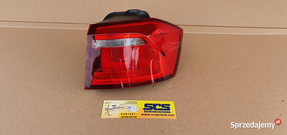 VW GOLF SPORTSVAN LAMPA TYŁ PRAWA 510945096 osobowe lubuskie Bieleń