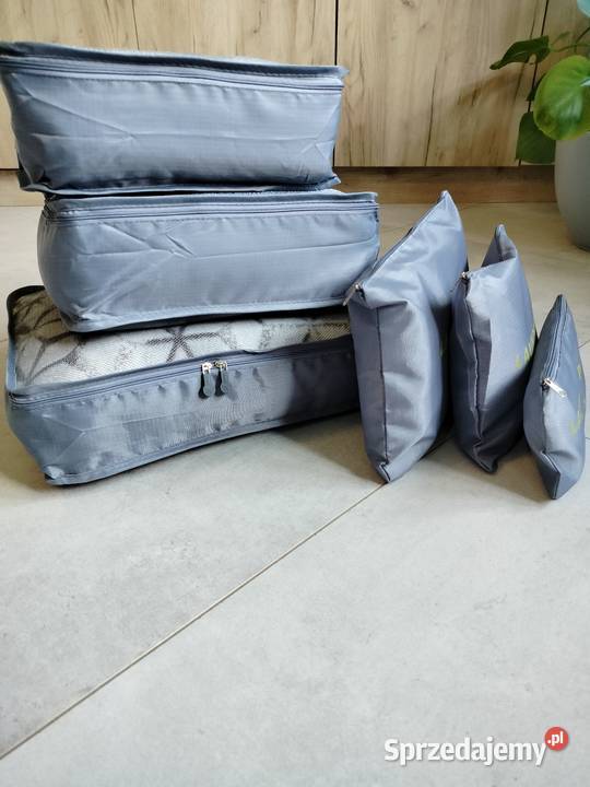 Duże organizery podróżne 6 sztuk pokrowce do śląskie Jastrzębie-Zdrój