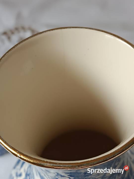 Stary zestaw porcelany wazon i wazonik Gorlice