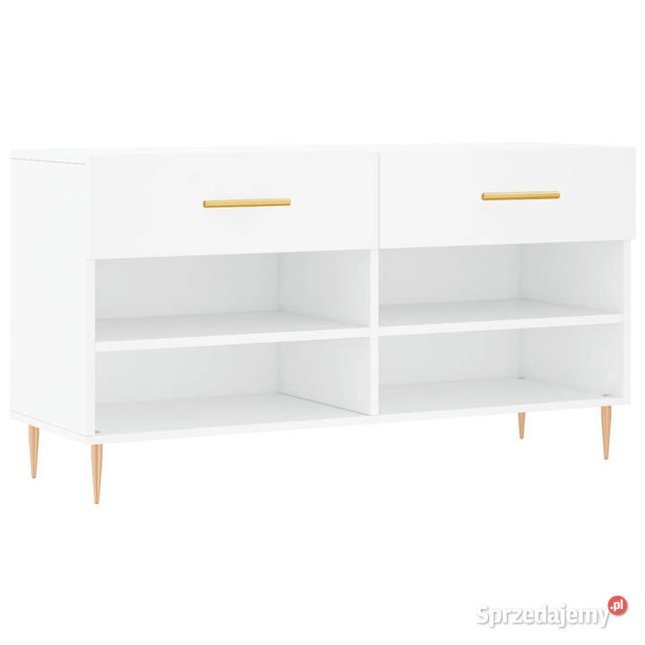 Ławka z miejscem na buty biała 102x35x55 Warszawa sprzedam