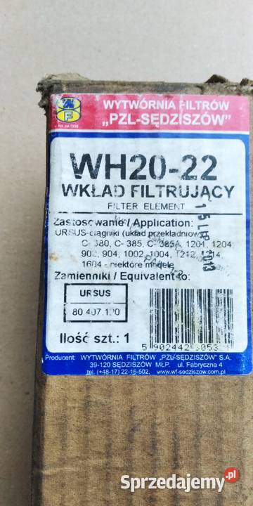 Ursus 902 904 1002 1004 1212 1214 1604 filtr Bychawa
