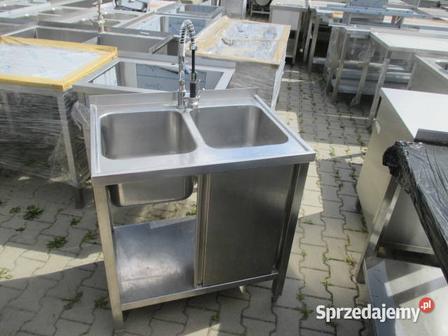 Zlew Gastronomiczny 2 Komorowy Drzwi Suwane Z Ostrów Wielkopolski