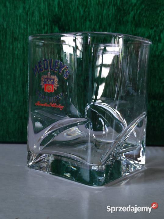 Medleys Kentucky Bourbon Whiskey szklanka Kielce