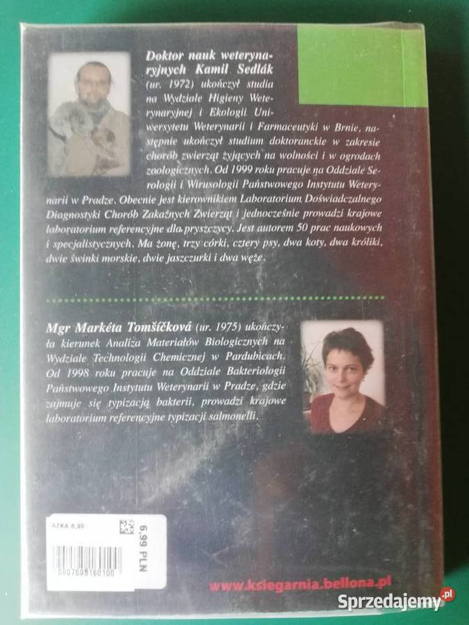 Niebezpieczne infekcje odzwierzęce Kamil Sedlak ISBN 9788311108493 Kraków