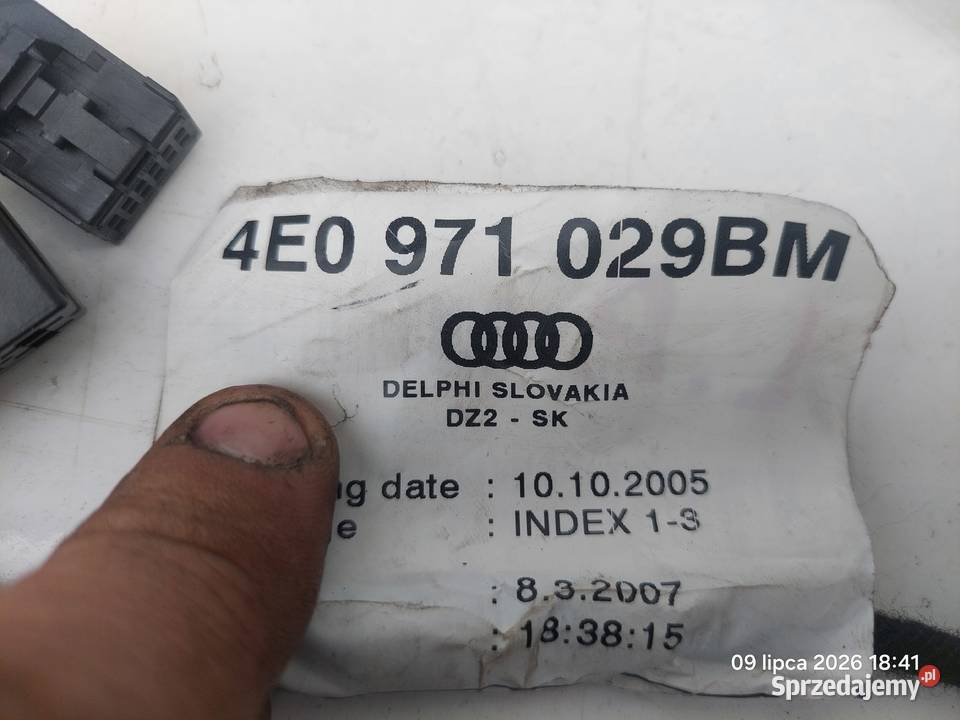 AUDI A8 D3 42 TDI 0510 WIĄZKA DRZWI LEWA PRZOD świętokrzyskie Włoszczowa