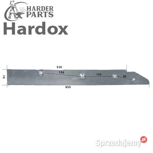 Płoza długa HARDOX 279031L części do pługa KUHN podlaskie Suwałki
