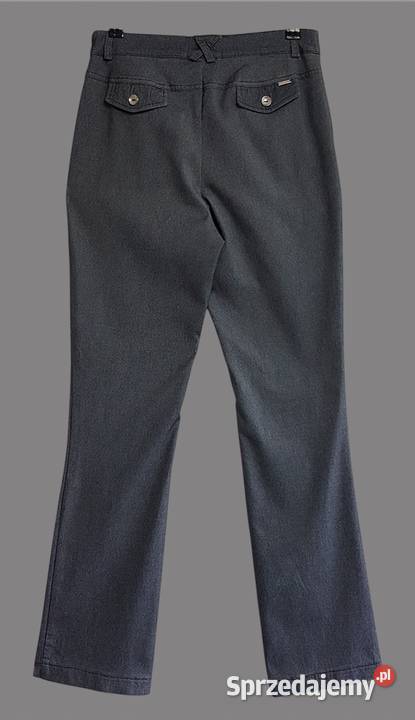 Damskie eleganckie spodnie szare quiosque 36S Bez wzoru Chrzanów