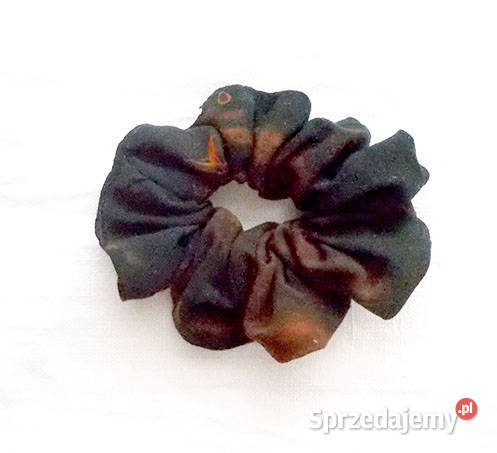 rudo czarna gumka do włosów boho scrunchie zachodniopomorskie Szczecin