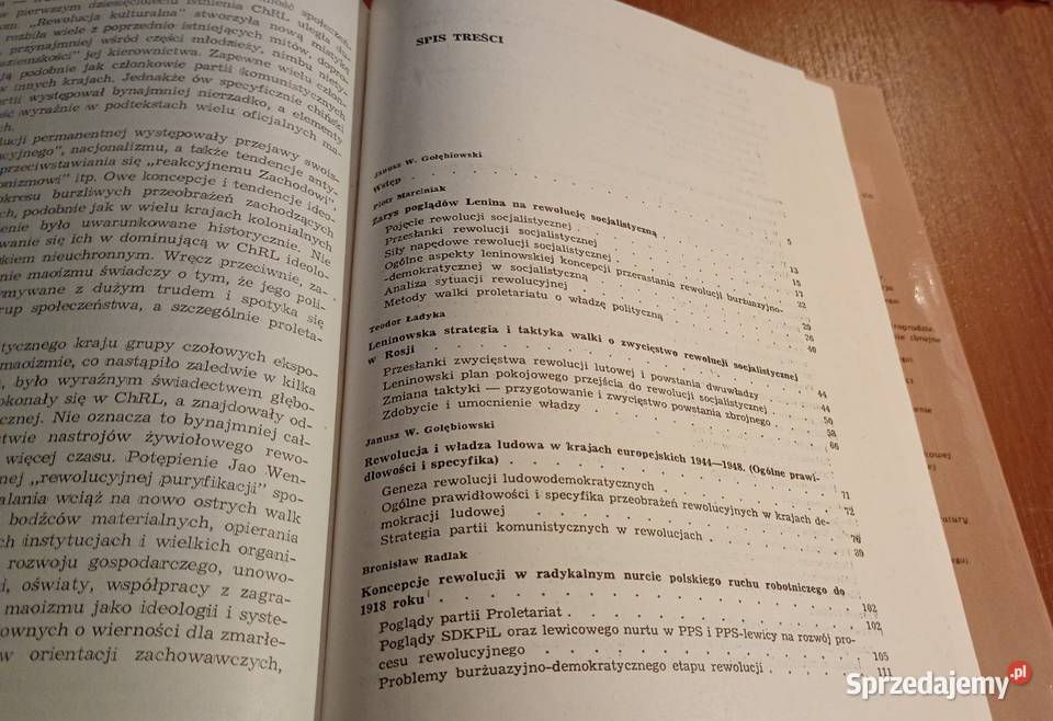Leninowska teoria rewolucji historia i tradycyjny podręcznik Gdańsk sprzedam