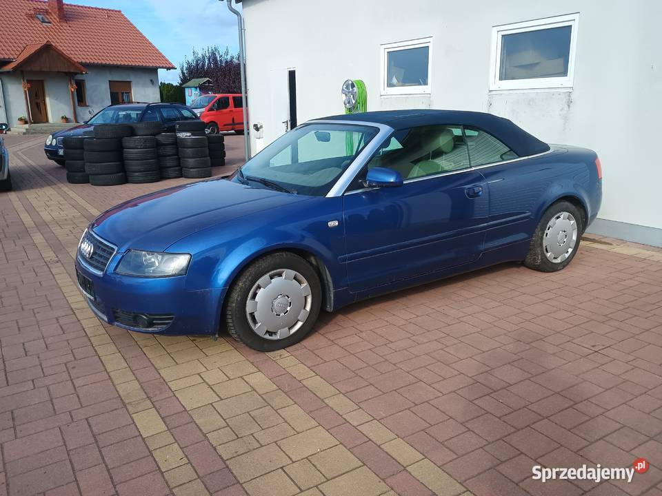 Audi A4 Kabrio 2002r 30i 220 Nawigacja poduszka powietrzna Witkowo