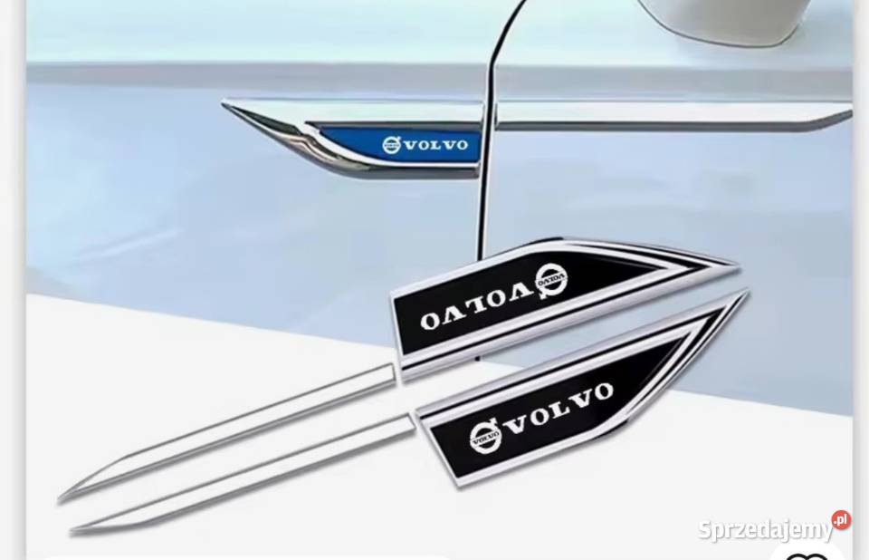 Volvo metalowe emblematy na drzwi i błotnik kpl Gliwice