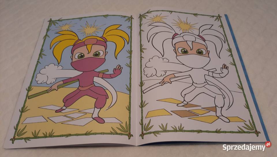 Animated colouring book Ninja friends sprzedam