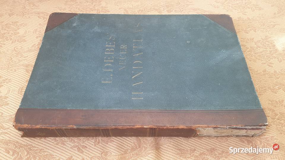 E DEBES NEUER HANDATLAS 1897r Antykwariat Warszawa sprzedam