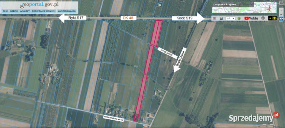 Ziemia inwestycyjna rolnobudowlana 202 ha trasie lubelskie