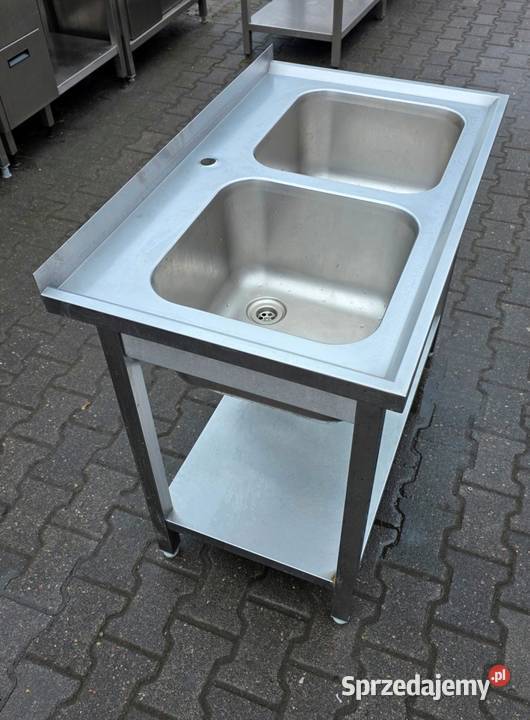 Zlew 2 komorowy z Półką 1006085 M1395 N Nowe Skalmierzyce