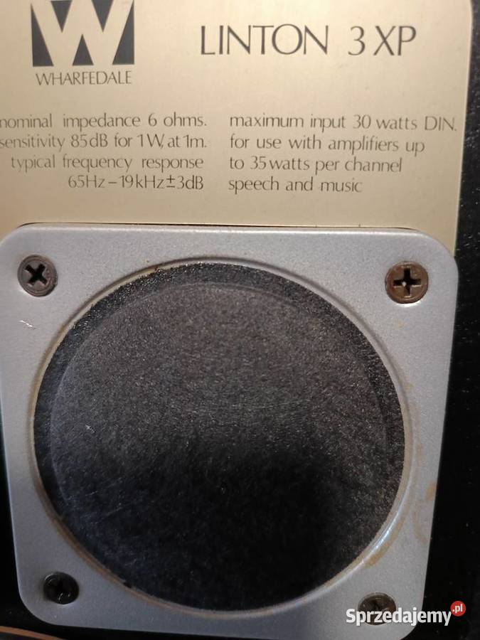 Zestaw Vintage SONY WHARFEDALE Gdynia