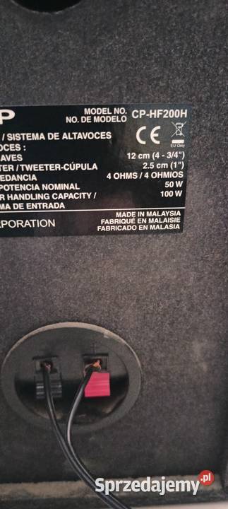 Mini wieża Sharp XlHF200P USB CDtuneraudio Wieże i miniwieże Sędziszów