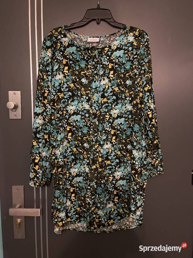 Fransa sukienka modny wzór kwiaty floral viscoza Rozmiar 42(XL) Choszczno