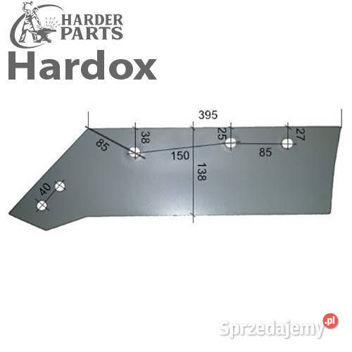 Lemiesz 300hektarów HARDOX 969195L części do Suwałki